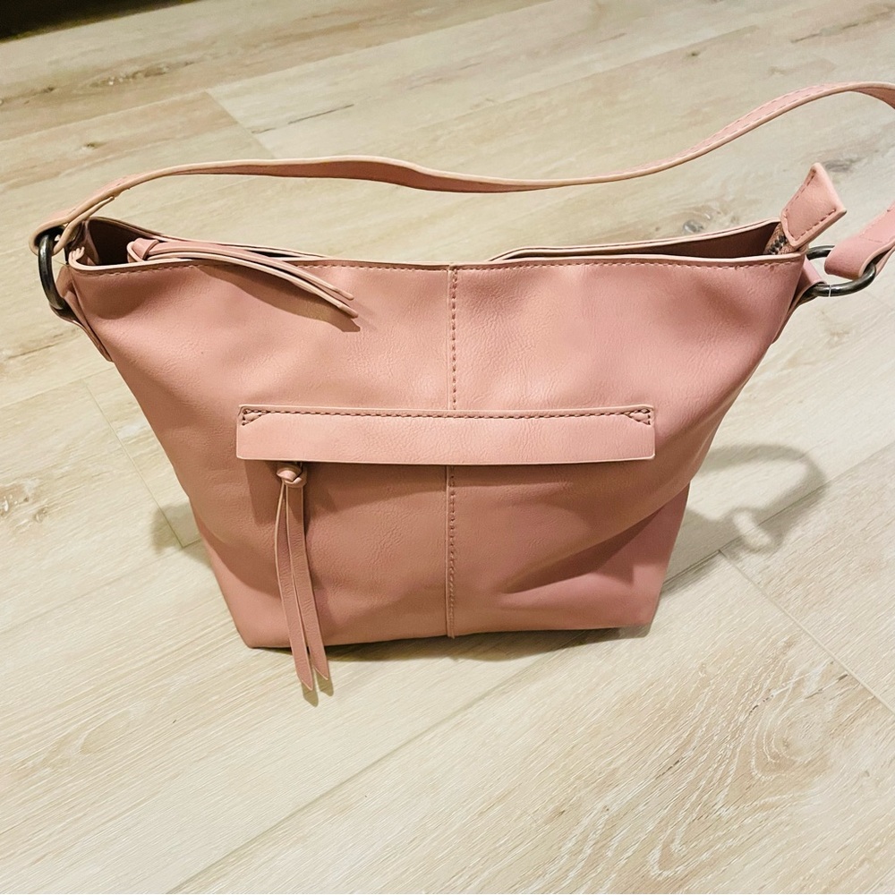Universal Thread Women's Campbell Hobo Handbag Pink Blush